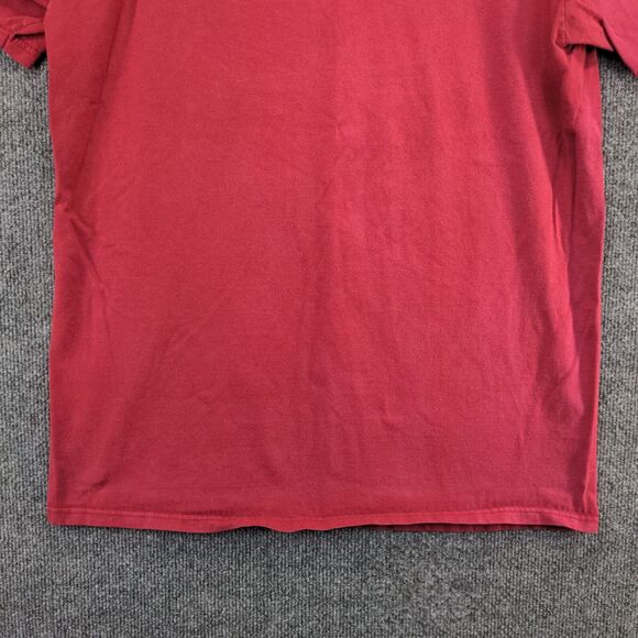 Nike Men's PHYS. ED Standard Fit T-Shirt Red Large Short Sleeve Crew Neck Cotton - Picture 8 of 14